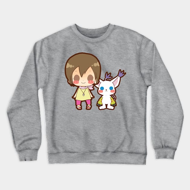 kari & tailmon Crewneck Sweatshirt by Potaaties